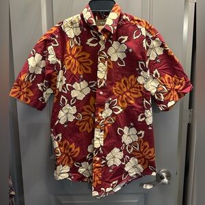 Natural Issue Size S Button Down Floral Shirt EUC